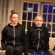 Liv Koplick and Laura Mead in GamePlan by Alan Ayckbourn
