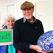A treasured decorative bowl was among the items fixed at Sidmouth Repair Cafe this year