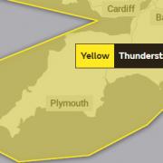 Met Office Yellow weather warning for thunder.