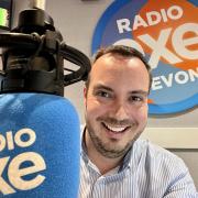 Simon Jupp MP in the Radio Exe studios in Exeter.