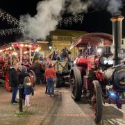 Festive lights and Gliddon's steam engines