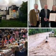 The fire at Knowle; Citizen of the Year, coronation street party and flash floods