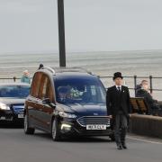 Funeral procession for Sidmouth man David Govier