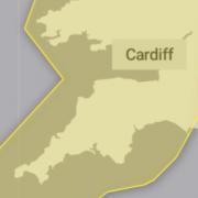The yellow wind warning is in place on Sunday. Picture: Met Office