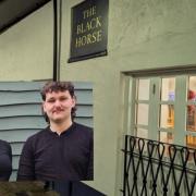 Ali Pilkington and her son Zak Davies,  new owners of The Black Horse