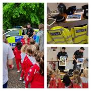Sidmouth Policing Team meet Sidmouth Rainbows group