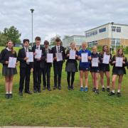 13 year nine students at Sidmouth College have completed bronze DofE
