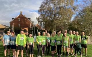 Sidmouth Running Club Mighty Greens 10K group.