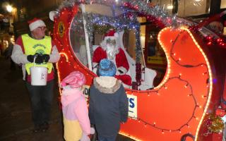 The Lions Club accrued £2,800 in charitable donations during November and December