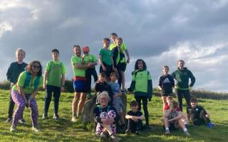 Sidmouth Running Club juniors train ahead of trail runs